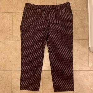 Pink Polka Dotted Black Pants